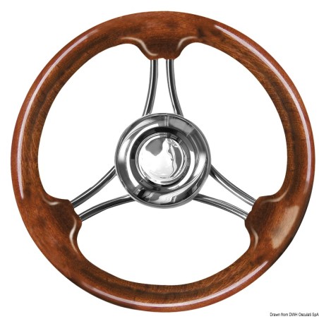 Volants structure inox poli miroir Ref 45.152.05