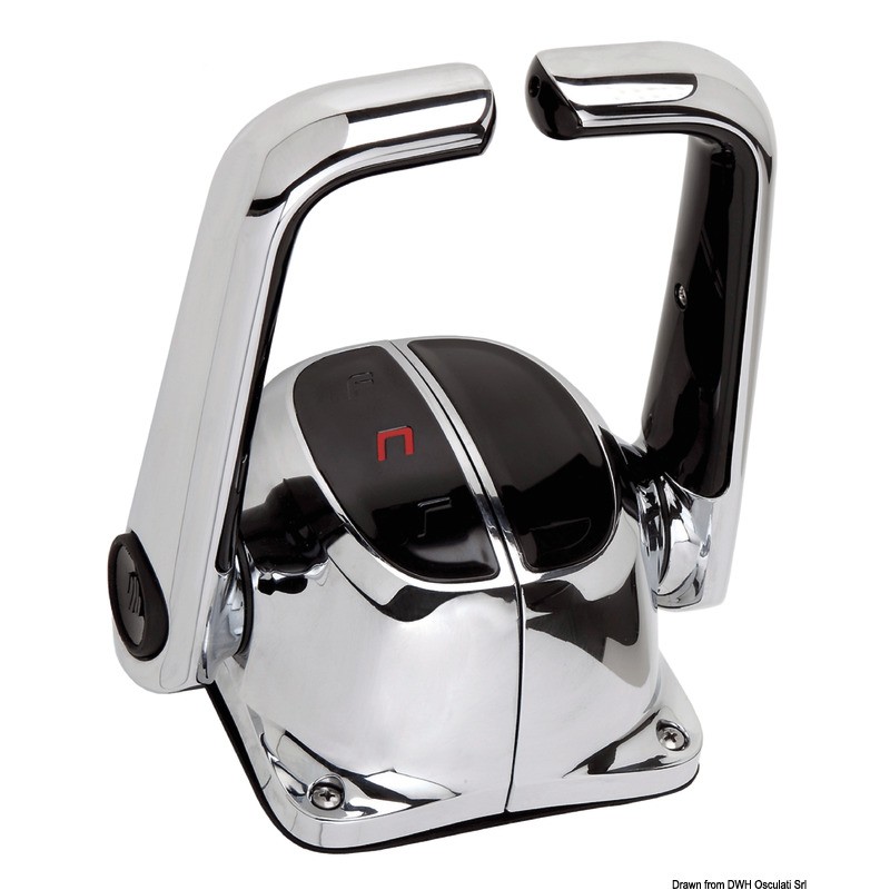 
Boîtier  levier double bimoteur chromée B502CHT/L 
