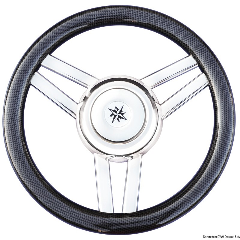 
Volant Magnifico 3 branches Ø 350 mm carbone 
