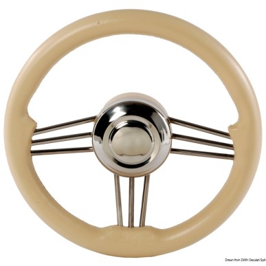 Volants structure inox poli miroir Ref 45.173.36