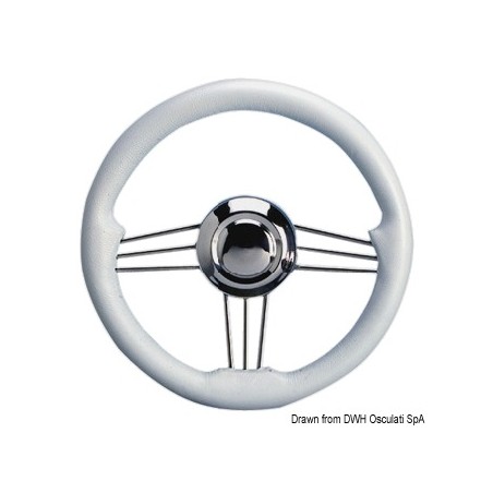 Volants structure inox poli miroir Ref 45.173.35