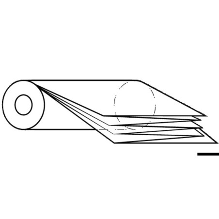 Bâche thermorétractable plis multiples 8x50 m