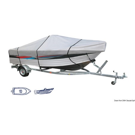 Bâche Centre Console bateaux plat-bord bas + console de pilotage centrale| EAN 8033137145445 Ref 46.172.05