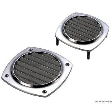 Prise d’air en inox moulé 97x97mm | EAN 8033137160875 Ref 53.301.80