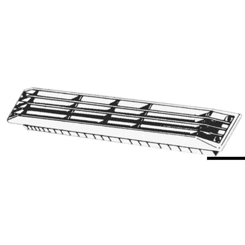 
Prise air en ABS Zebra blanche 
