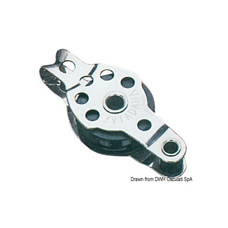 Mini poulies VIADANA cordes jusqu' 8 mm| EAN 8033137163562 Ref 55.042.02