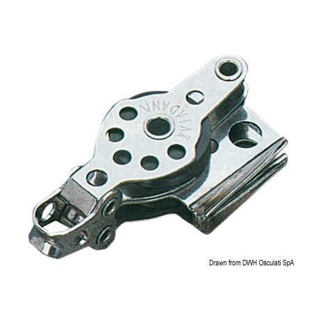 Mini poulies VIADANA cordages jusqu' 6 mm| EAN 8033137163524 Ref 55.040.07