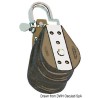
Poulie sur billes double avec manille 10x38mm 
