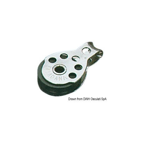 Mini poulies VIADANA cordages jusqu' 6 mm| EAN 8033137163463 Ref 55.040.01