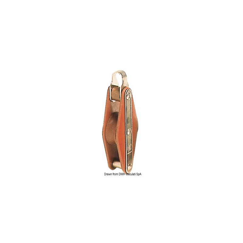 
Poulie simple Tufnol HYE EBH 14x50mm 
