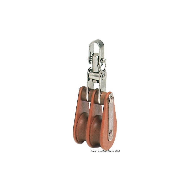 
Poulie double Tufnol HYE TW 12x43mm 
