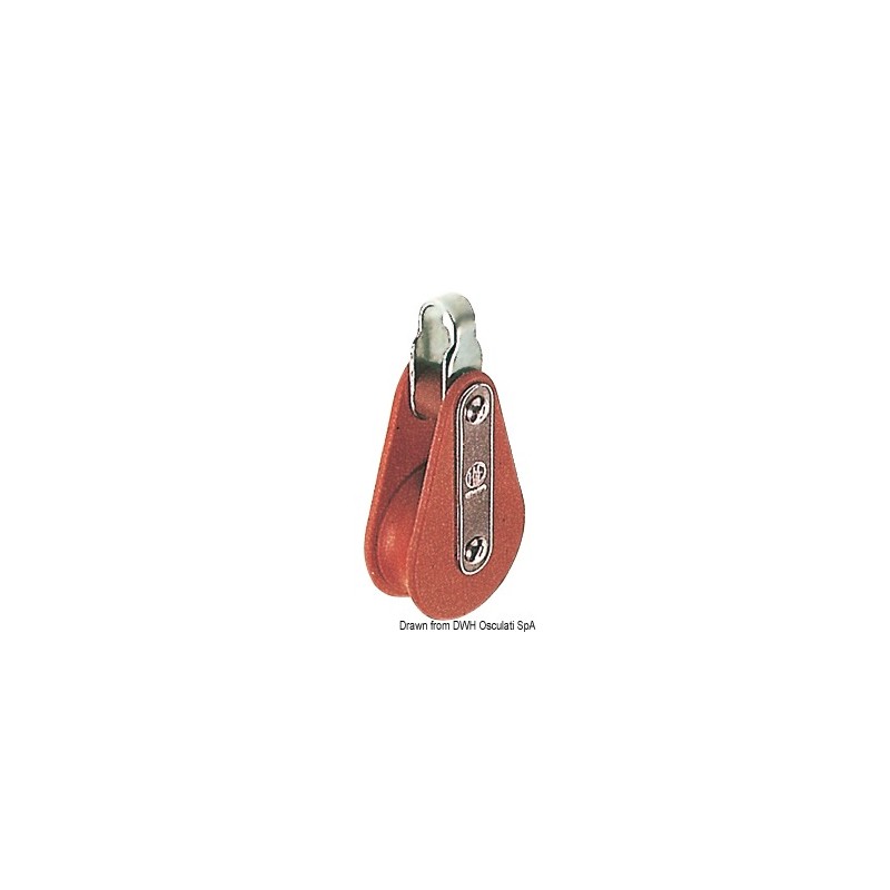 
Poulie simple Tufnol HYE EB 8x30mm 
