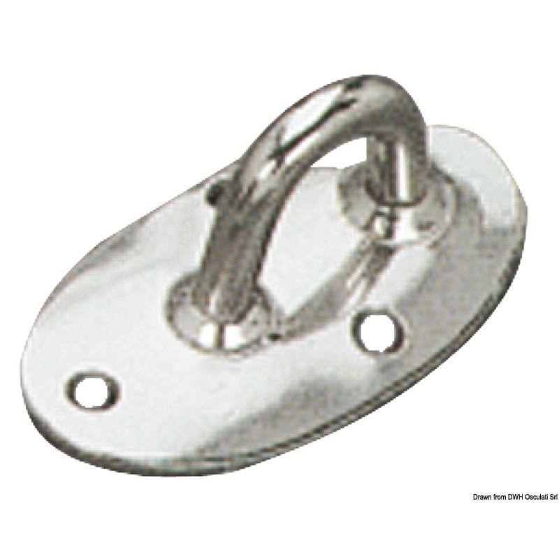 
Pontet sur platine inox 
