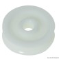 
Poulie en Delrin 56 mm p. bouts Ø 12 mm blanc 
