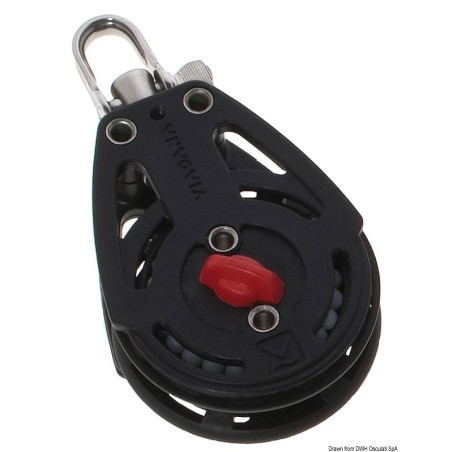 Poulies winch VIADANA (+ cliquet) billes matériau composite| EAN 8033137165382 Ref 55.408.01