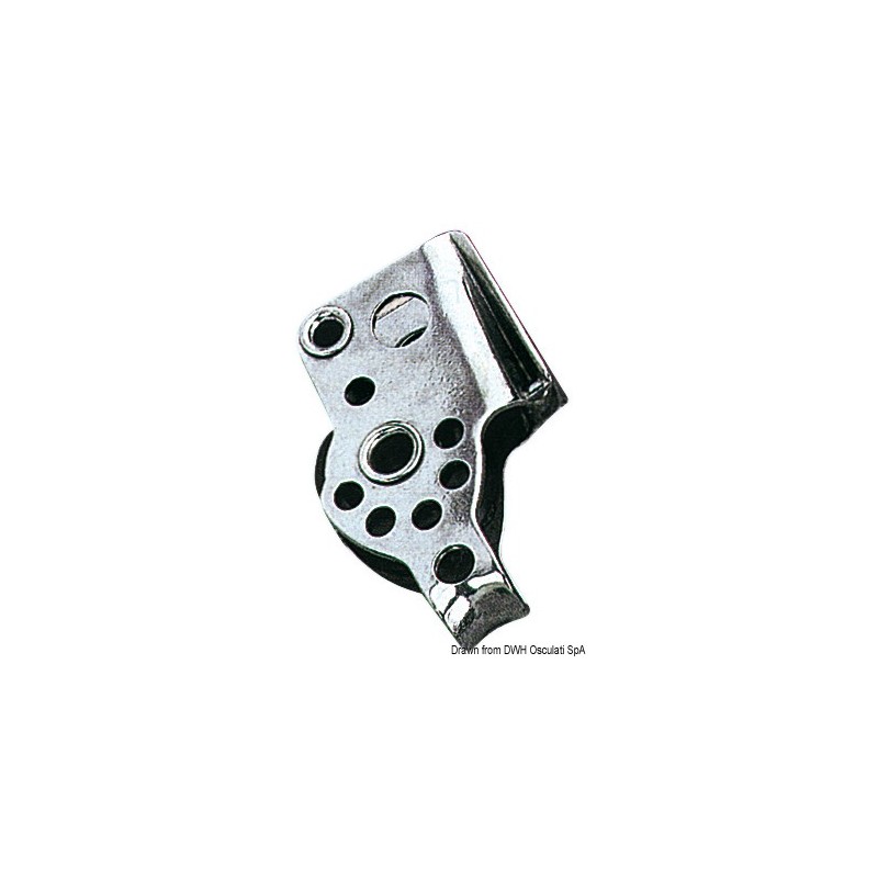 
Poulie simple inox avec ringot et coinceur 17x5 
