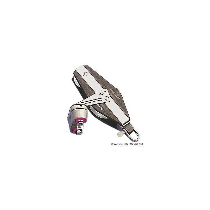 Poulie double violon avec coinceur C