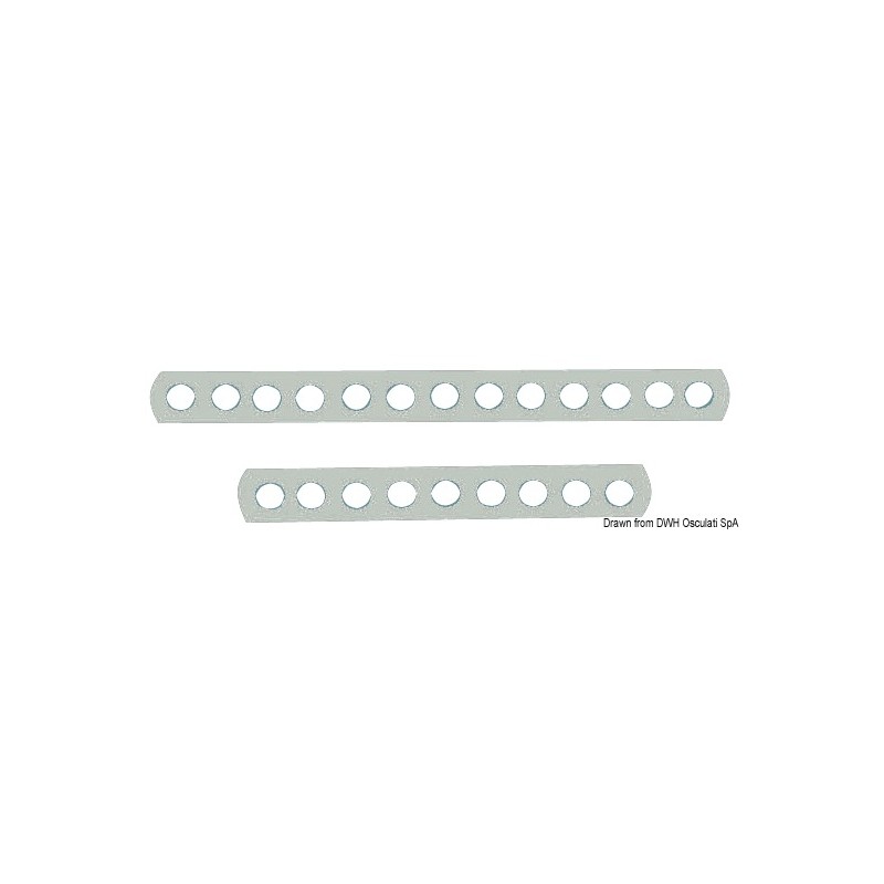 
Cadène percée inox lourde 205 mm 
