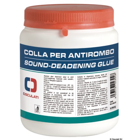 Colle ignifugée phonoisolants/phonoabsorbants| EAN 8033137043048 Ref 65.100.02