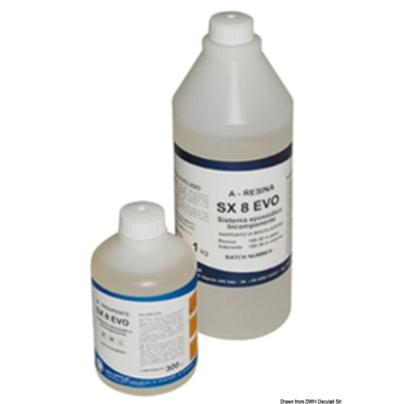 Résines époxys laminage+ traitement osmose| EAN 8033137169205 Ref 65.531.01
