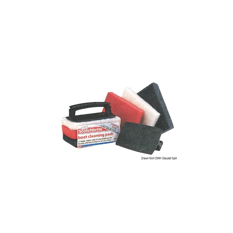 
3M Scotch-Brite Cleaning System bleu 
