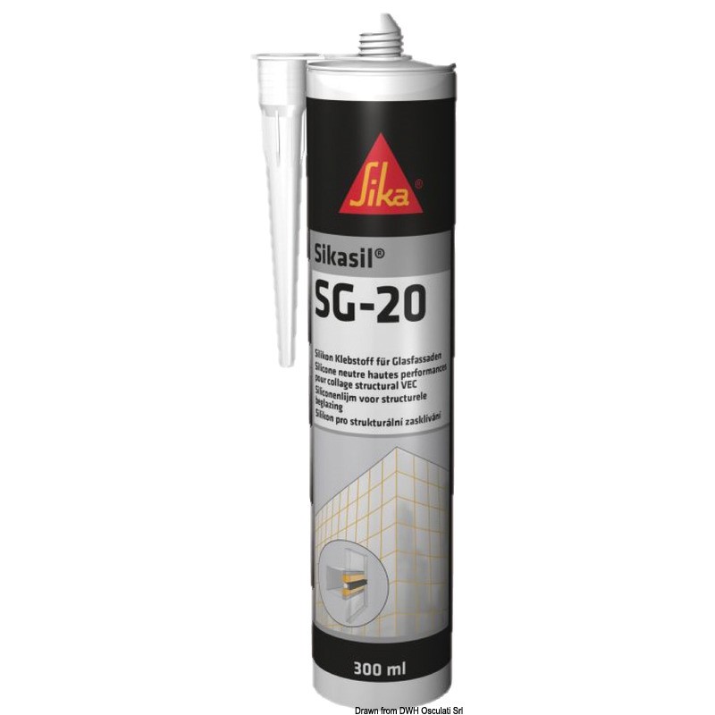 Scellant silicone noir SIKASIL SG-20 300 ml
Scellant silicone noir SIKASIL SG-20 300 ml