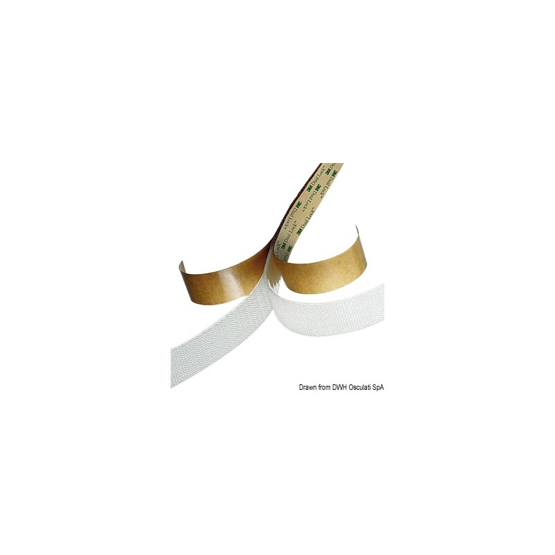 
3M Dual Lock transparent 25 mm x 46 m (mince) 
