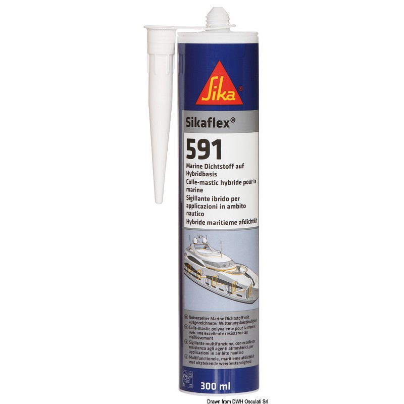 
Scellant avec polymères SIKAFLEX 591 gris 300 ml 
