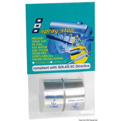 Ruban PSP MARINE TAPES Spray Stop| EAN 5018400071754 Ref 65.118.20
