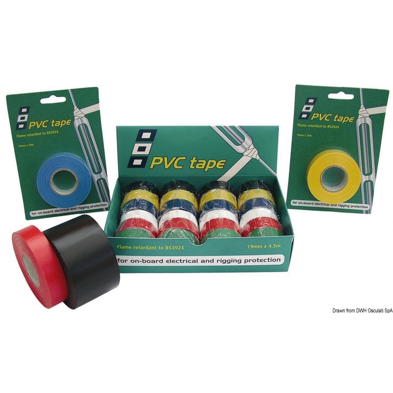 
Ruban isolant rouge 19 mm 
