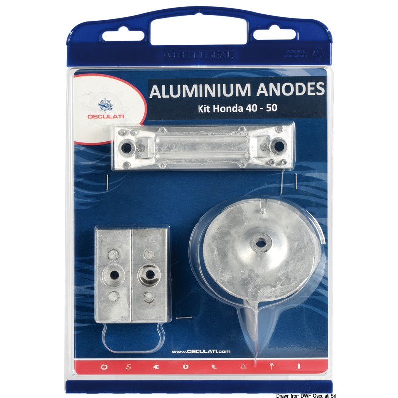Kit anode zinc pour Honda hors-bords 40/50 HP
Kit anode zinc pour Honda hors-bords 40/50 HP