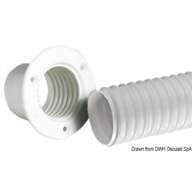 Gaine flexible PVC rouleau blanc 10 m | EAN 8033137094682 Ref 16.104.37