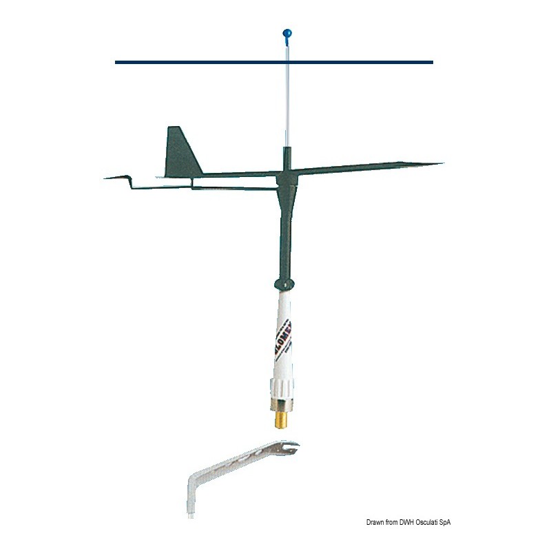 
Glomex wind vane indicator w/bowline sectors 
