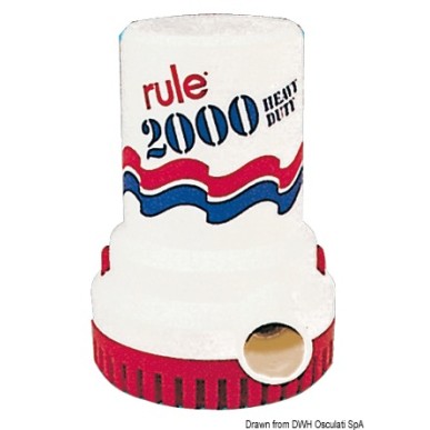Pompe immergée Rule 2000 12 V | EAN 8033137032837 Ref 16.115.60