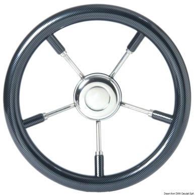 Volant carbon-look carbone 350 mm  Ref 45.130.35