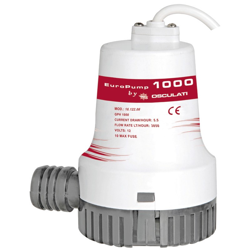 
Pompe de cale immergée Europump II 1000 12 V 
