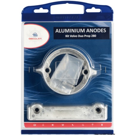 Kit anode moteurs Volvo 280DP magnésium | EAN 8059617815363 Ref 43.341.02