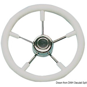 Volant polyuréthane souple blanc 320 mm  Ref 45.133.32
