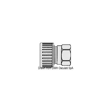 Raccord laiton 3/4" Hydrofix femelle/femelle 22 mm | EAN 8033137096976 Ref 17.117.04