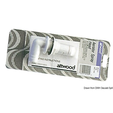 Tête spray pompes aératrices Attwood | EAN 8033137019814 Ref 16.412.53