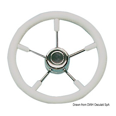 Volant polyuréthane souple blanc 350 mm  Ref 45.133.35
