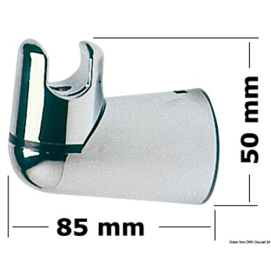 Support douche orientable p. cloisons  Ref 17.019.02