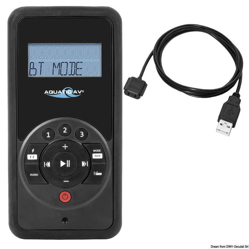 
Portable floating remote control 
