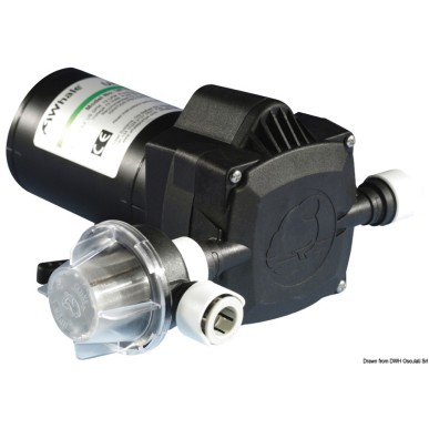Pompe WHALE p. rinçage pont 18 l/min 12 V | EAN 8033137096372 Ref 16.700.06