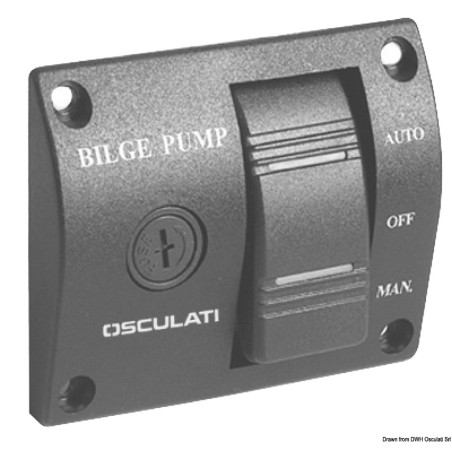 Interrupteur de côntrole universel p.pompes de cale 12/24V | EAN 8033137206481 Ref 16.606.30