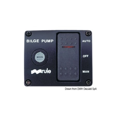 Interrupteur Rule DeLux p. pompes de cale 24 V | EAN 42237085122 Ref 16.600.24