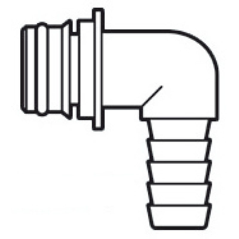 
Europump raccord express gachette 90° Ø 14 mm 

