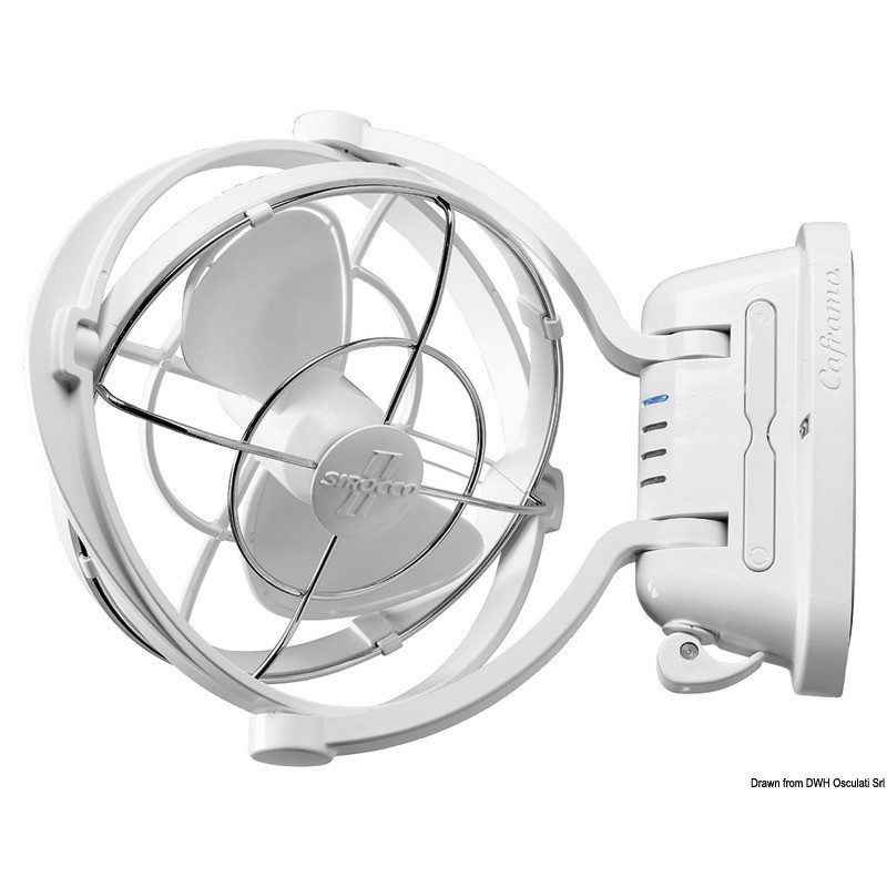 
Ventilateur Caframo Sirocco blanc 12/24 V 
