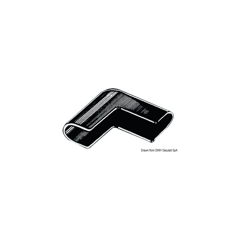 
Terminal angle 90° noir 
