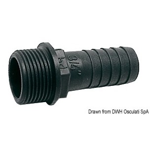 Embout mâle PP 1/2" x 16 mm  Ref 17.234.02